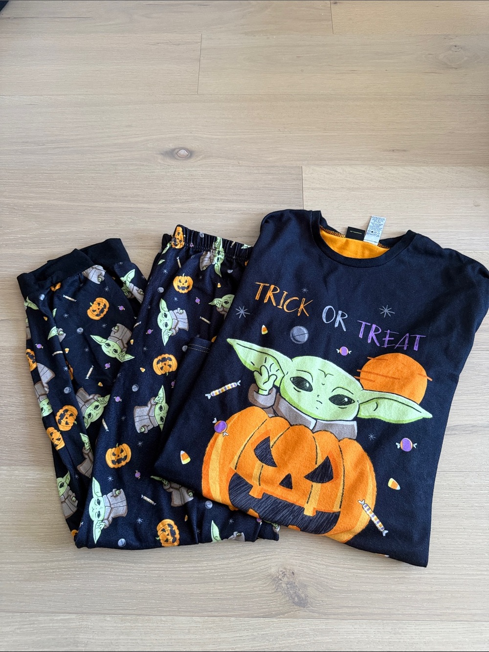 Grogu Halloween pajamas